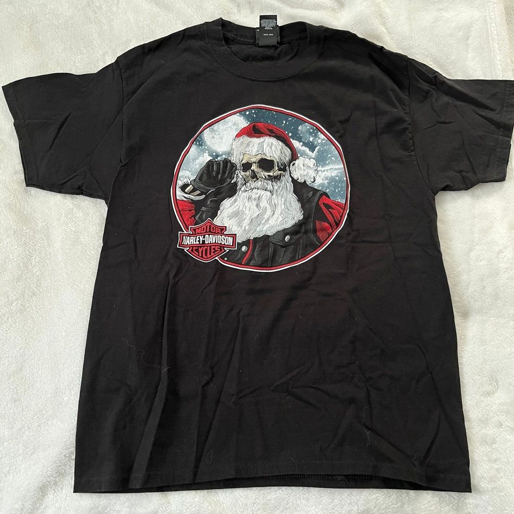 Harley davidson black graphic short sleeve